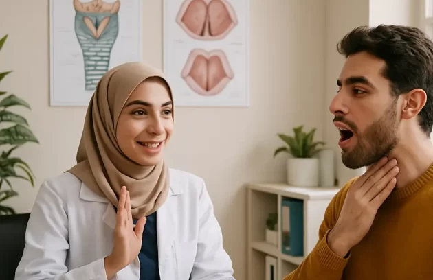 گفتار درمانی برای حنجره-کلینیک توانبخشی تتا
