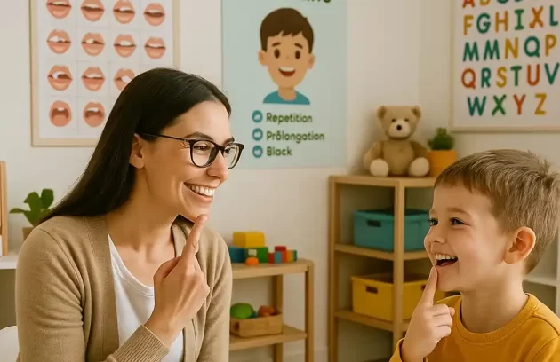 گفتاردرمانی برای لکنت زبان-کلینیک توانبخشی تتا